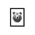 Picture of Bear Sketch _GroupedProduct_Rectangle_Portrait_Framed_Matted_