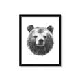 Picture of Bear Sketch _GroupedProduct_Rectangle_Portrait_Framed_Matted_