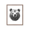 Picture of Bear Sketch _GroupedProduct_Rectangle_Portrait_Framed_Matted_
