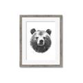Picture of Bear Sketch _GroupedProduct_Rectangle_Portrait_Framed_Matted_