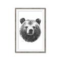 Picture of Bear Sketch _GroupedProduct_Rectangle_Portrait_Framed_Matted_