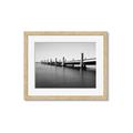 Picture of Pier to Water _GroupedProduct_Rectangle_Landscape_Photography _GroupedProduct_Rectangle_Landscape_Framed_Matted_