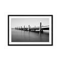 Picture of Pier to Water _GroupedProduct_Rectangle_Landscape_Photography _GroupedProduct_Rectangle_Landscape_Framed_Matted_