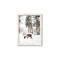Picture of Moose in the snow _GroupedProduct_Rectangle_Portrait_Photography _GroupedProduct_Rectangle_Portrait_Framed_Matted_