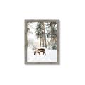 Picture of Moose in the snow _GroupedProduct_Rectangle_Portrait_Photography _GroupedProduct_Rectangle_Portrait_Framed_Matted_