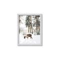 Picture of Moose in the snow _GroupedProduct_Rectangle_Portrait_Photography _GroupedProduct_Rectangle_Portrait_Framed_Matted_
