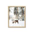 Picture of Moose in the snow _GroupedProduct_Rectangle_Portrait_Photography _GroupedProduct_Rectangle_Portrait_Framed_Matted_