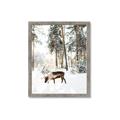 Picture of Moose in the snow _GroupedProduct_Rectangle_Portrait_Photography _GroupedProduct_Rectangle_Portrait_Framed_Matted_