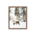 Picture of Moose in the snow _GroupedProduct_Rectangle_Portrait_Photography _GroupedProduct_Rectangle_Portrait_Framed_Matted_