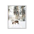 Picture of Moose in the snow _GroupedProduct_Rectangle_Portrait_Photography _GroupedProduct_Rectangle_Portrait_Framed_Matted_