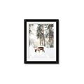 Picture of Moose in the snow _GroupedProduct_Rectangle_Portrait_Photography _GroupedProduct_Rectangle_Portrait_Framed_Matted_