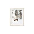 Picture of Moose in the snow _GroupedProduct_Rectangle_Portrait_Photography _GroupedProduct_Rectangle_Portrait_Framed_Matted_