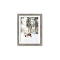 Picture of Moose in the snow _GroupedProduct_Rectangle_Portrait_Photography _GroupedProduct_Rectangle_Portrait_Framed_Matted_