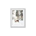 Picture of Moose in the snow _GroupedProduct_Rectangle_Portrait_Photography _GroupedProduct_Rectangle_Portrait_Framed_Matted_