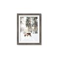 Picture of Moose in the snow _GroupedProduct_Rectangle_Portrait_Photography _GroupedProduct_Rectangle_Portrait_Framed_Matted_