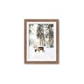 Picture of Moose in the snow _GroupedProduct_Rectangle_Portrait_Photography _GroupedProduct_Rectangle_Portrait_Framed_Matted_