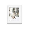 Picture of Moose in the snow _GroupedProduct_Rectangle_Portrait_Photography _GroupedProduct_Rectangle_Portrait_Framed_Matted_