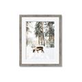 Picture of Moose in the snow _GroupedProduct_Rectangle_Portrait_Photography _GroupedProduct_Rectangle_Portrait_Framed_Matted_