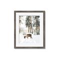 Picture of Moose in the snow _GroupedProduct_Rectangle_Portrait_Photography _GroupedProduct_Rectangle_Portrait_Framed_Matted_
