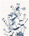 Picture of Blue Flower Sketch I _GroupedProduct_Rectangle_Portrait_Unframed_Print_Only_