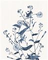 Picture of Blue Flower Sketch I _GroupedProduct_Rectangle_Portrait_Unframed_Print_Only_