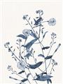 Picture of Blue Flower Sketch I _GroupedProduct_Rectangle_Portrait_Unframed_Print_Only_