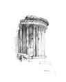 Picture of Greek Column Sketch _GroupedProduct_Rectangle_Portrait_Unframed_Print_Only_