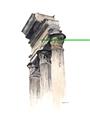 Picture of Columns Sketch _GroupedProduct_Rectangle_Portrait_Unframed_Print_Only_