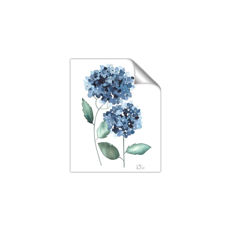 Picture of Blue Hydrangeas I _GroupedProduct_Rectangle_Portrait_Unframed_Print_Only_