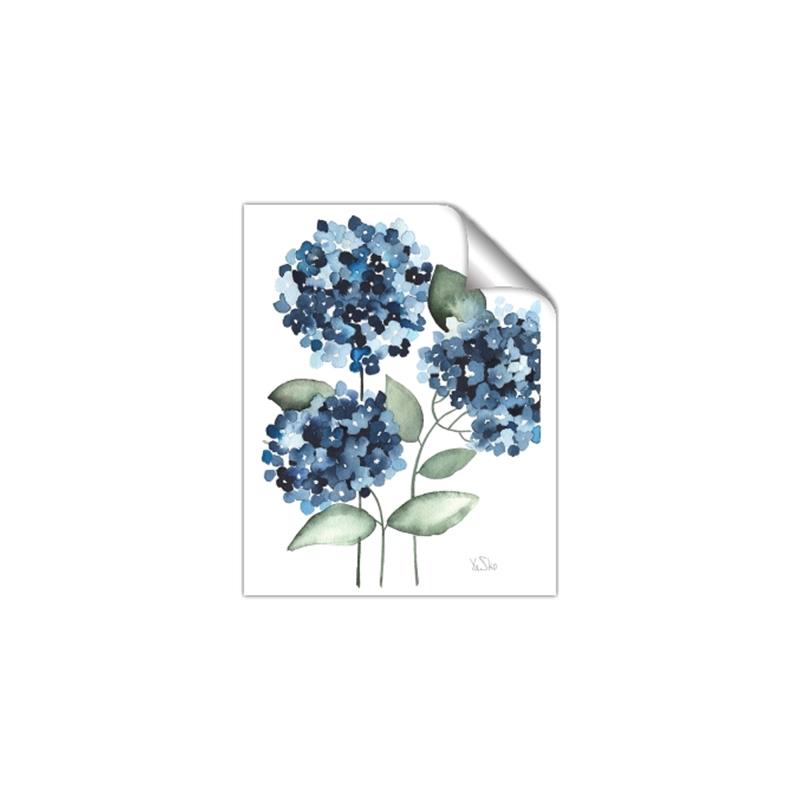 Picture of Blue Hydrangeas II _GroupedProduct_Rectangle_Portrait_Unframed_Print_Only_