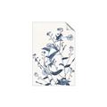 Picture of Blue Flower Sketch I _GroupedProduct_Rectangle_Portrait_Unframed_Print_Only_