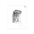 Picture of Greek Column Sketch _GroupedProduct_Rectangle_Portrait_Unframed_Print_Only_