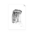 Picture of Greek Column Sketch _GroupedProduct_Rectangle_Portrait_Unframed_Print_Only_