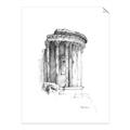 Picture of Greek Column Sketch _GroupedProduct_Rectangle_Portrait_Unframed_Print_Only_