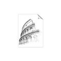 Picture of Colosseum Sketch _GroupedProduct_Rectangle_Portrait_Unframed_Print_Only_