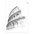 Picture of Colosseum Sketch _GroupedProduct_Rectangle_Portrait_Unframed_Print_Only_