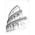 Picture of Colosseum Sketch _GroupedProduct_Rectangle_Portrait_Unframed_Print_Only_