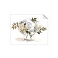 Picture of White Hydrangea in a Vase _GroupedProduct_Rectangle_Landscape_Unframed_Print_Only_