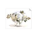 Picture of White Hydrangea in a Vase _GroupedProduct_Rectangle_Landscape_Unframed_Print_Only_
