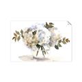 Picture of White Hydrangea in a Vase _GroupedProduct_Rectangle_Landscape_Unframed_Print_Only_