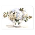 Picture of White Hydrangea in a Vase _GroupedProduct_Rectangle_Landscape_Unframed_Print_Only_