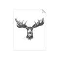 Picture of Moose Sketch _GroupedProduct_Rectangle_Portrait_Unframed_Print_Only_