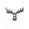Picture of Moose Sketch _GroupedProduct_Rectangle_Portrait_Unframed_Print_Only_