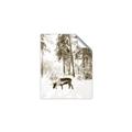 Picture of Moose in the snow _GroupedProduct_Rectangle_Portrait_Photography _GroupedProduct_Rectangle_Portrait_Unframed_Print_Only_