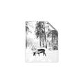 Picture of Moose in the snow _GroupedProduct_Rectangle_Portrait_Photography _GroupedProduct_Rectangle_Portrait_Unframed_Print_Only_
