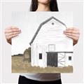 Picture of Country Barn _GroupedProduct_Square_Canvas_
