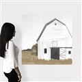 Picture of Country Barn _GroupedProduct_Square_Canvas_