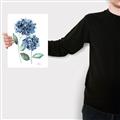 Picture of Blue Hydrangeas I _GroupedProduct_Rectangle_Portrait_Canvas_