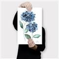 Picture of Blue Hydrangeas I _GroupedProduct_Rectangle_Portrait_Canvas_