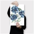 Picture of Blue Hydrangeas II _GroupedProduct_Rectangle_Portrait_Canvas_
